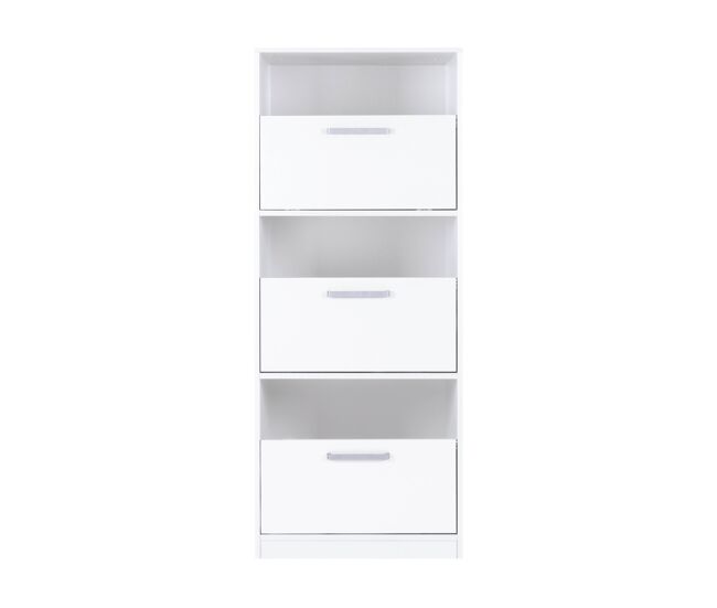 Módulo alto stil con 3 puertas 67x164cm blanco