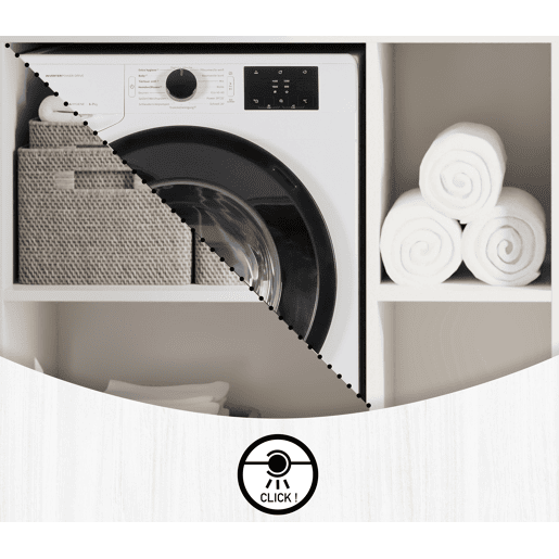 Módulo baixo STIL para máquina da roupa 99x98cm branco Módulo baixo STIL para máquina da roupa 99x98cm branco