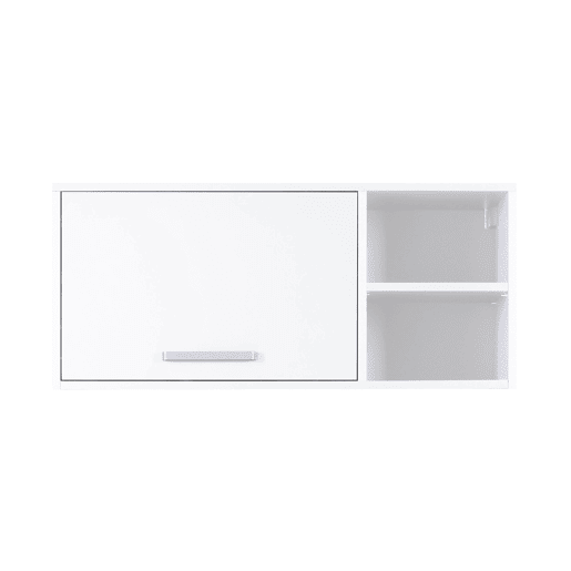 Módulo de parede STIL com 1 porta e prateleiras 99x44cm branco