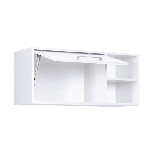 Módulo de parede STIL com 1 porta e prateleiras 99x44cm branco