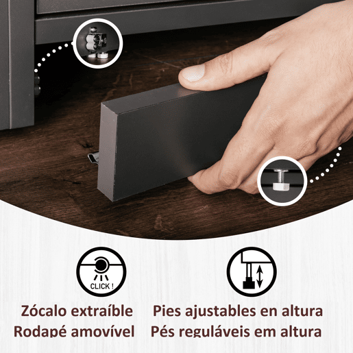 Módulo alto STIL para aplicação 67x208cm cinza Módulo alto STIL para aplicação 67x208cm cinza