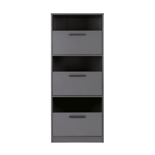 Módulo alto STIL com 3 portas 67x164cm cinza Módulo alto STIL com 3 portas 67x164cm cinza