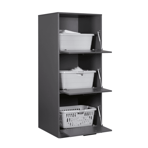 Módulo alto STIL com 3 portas 67x164cm cinza Módulo alto STIL com 3 portas 67x164cm cinza