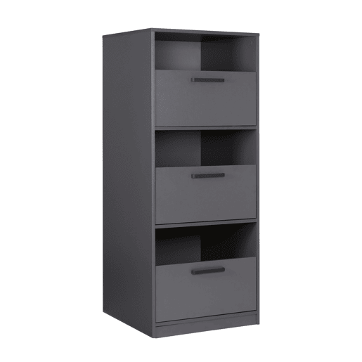 Módulo alto STIL com 3 portas 67x164cm cinza Módulo alto STIL com 3 portas 67x164cm cinza