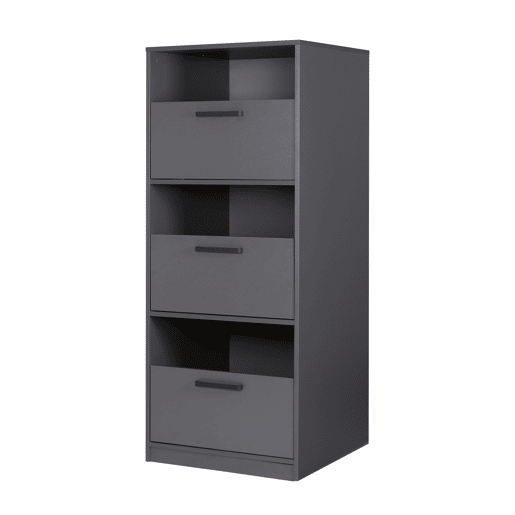 Módulo alto STIL com 3 portas 67x164cm cinza Módulo alto STIL com 3 portas 67x164cm cinza