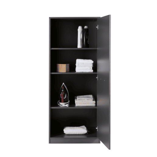 Módulo alto STIL com 1 porta e prateleiras 67x164cm cinza Módulo alto STIL com 1 porta e prateleiras 67x164cm cinza
