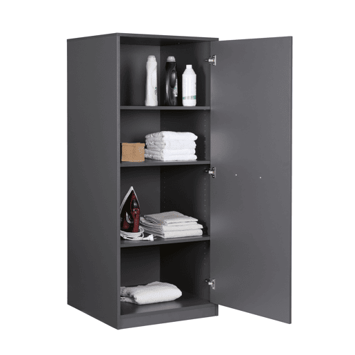 Módulo alto STIL com 1 porta e prateleiras 67x164cm cinza Módulo alto STIL com 1 porta e prateleiras 67x164cm cinza