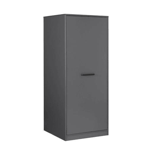 Módulo alto STIL varredor 1 porta e prateleiras 67x164cm cinza Módulo alto STIL varredor 1 porta e prateleiras 67x164cm cinza