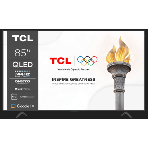 TV 85 polegadas TCL 85P8K Smart TV UHD 4K
