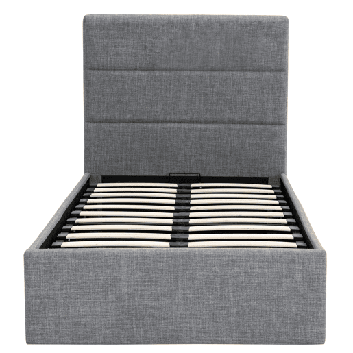 Cama abatÃvel NIZA 90x190cm cor cinza Cama abatÃvel NIZA 90x190cm cor cinza