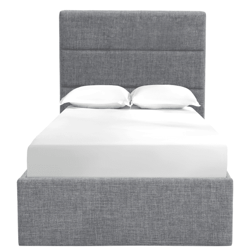 Cama abatÃvel NIZA 90x190cm cor cinza Cama abatÃvel NIZA 90x190cm cor cinza