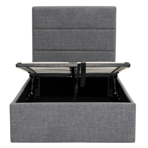 Cama abatÃvel NIZA 90x190cm cor cinza Cama abatÃvel NIZA 90x190cm cor cinza