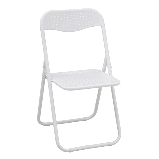 Cadeira de jardim dobrável FOLDY branco