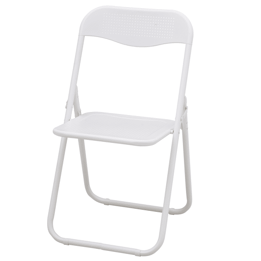 Cadeira de jardim dobrável FOLDY branco