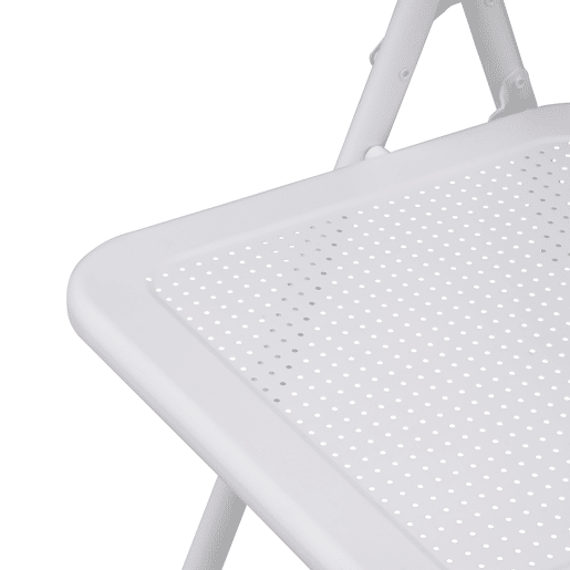 Cadeira de jardim dobrável FOLDY branco