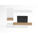 Compacto tv HECTOR 240 cm blanco y roble Compacto tv HECTOR 240 cm blanco y roble Blanco/ Madera