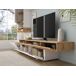 Compacto tv HECTOR 240 cm blanco y roble Compacto tv HECTOR 240 cm blanco y roble Blanco/ Madera