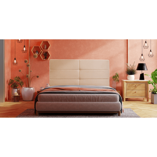 Cabeceira EBRO roller 110x160x8cm bege Cabeceira EBRO roller 110x160x8cm bege
