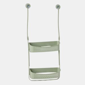 Suporte para acessórios BAÑO com 2 prateleiras verde