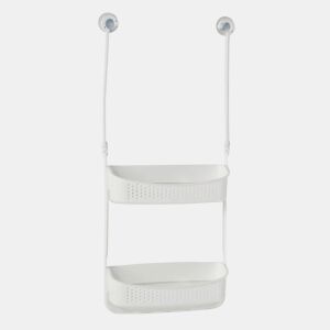 Suporte para acessórios BAÑO com 2 prateleiras branco