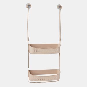 Suporte para acessórios BAÑO com 2 prateleiras rosa