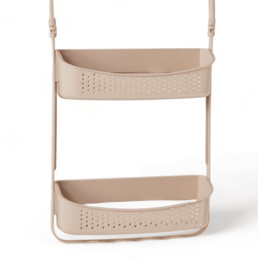 Suporte para acessórios BAÑO com 2 prateleiras rosa Suporte para acessórios BAÑO com 2 prateleiras rosa