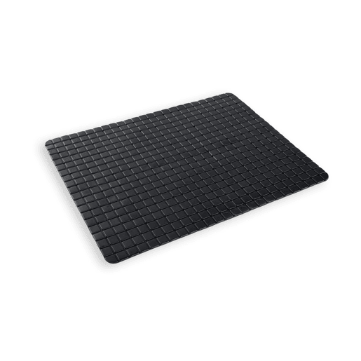 Tapete de banho PVC 65x35cm preto