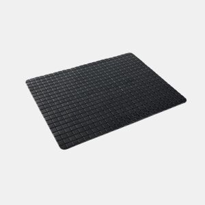 Tapete de banho PVC 65x35cm preto