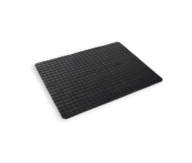 Alfombra baño pvc 65x35cm color negro