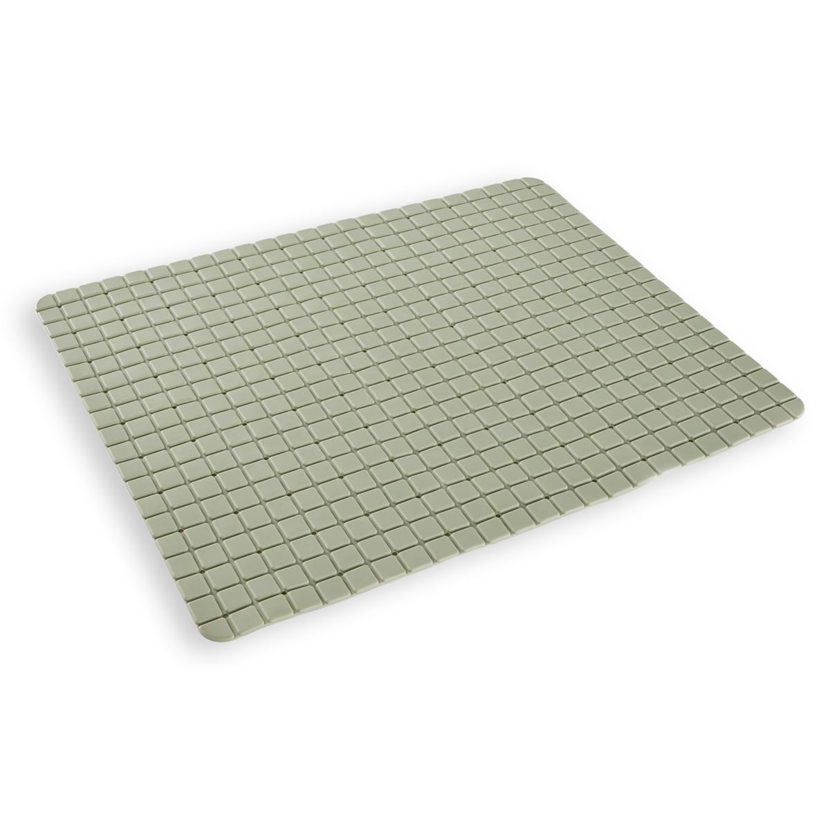 Alfombra baño pvc 65x35cm color verde