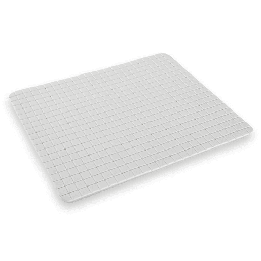 Tapete de banho PVC 65x35cm branco