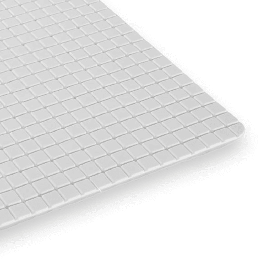 Tapete de banho PVC 65x35cm branco