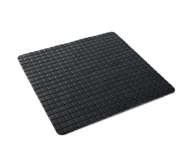 Alfombra baño pvc 50x50cm color negro