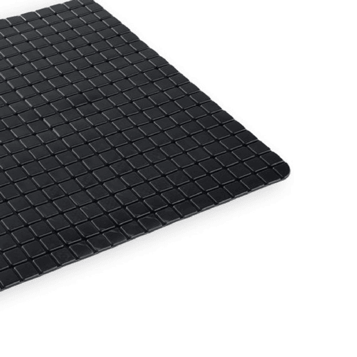 Tapete de banho PVC 50x50cm preto