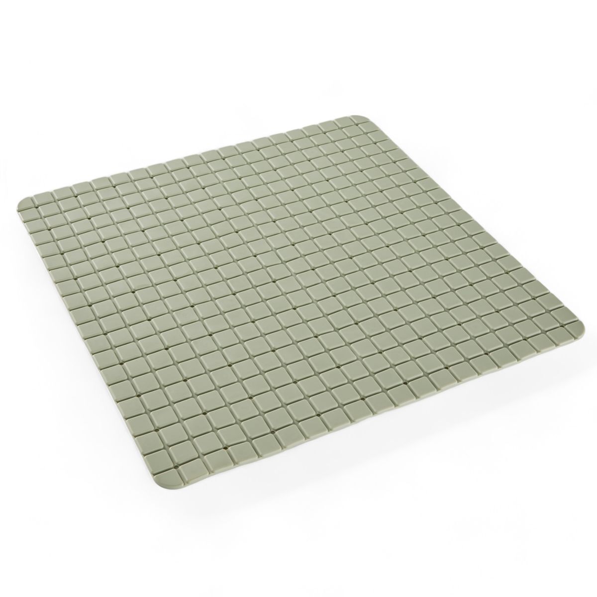 Alfombra baño pvc 50x50cm color verde