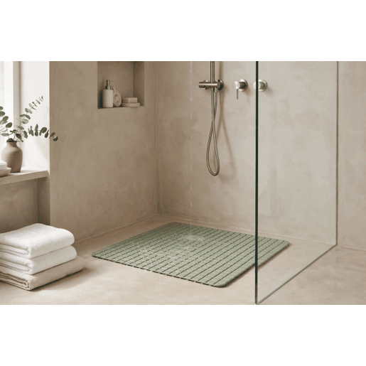 Tapete de banho PVC 50x50cm verde