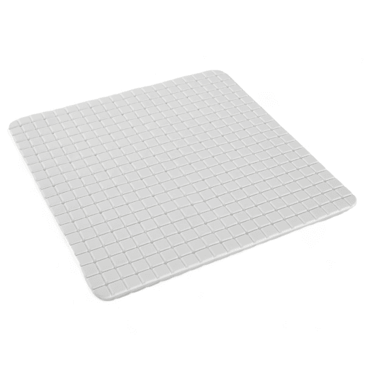 Tapete de banho PVC 50x50cm branco