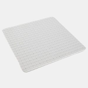 Tapete de banho PVC 50x50cm branco