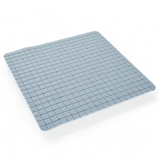 Tapete de banho PVC 50x50cm azul
