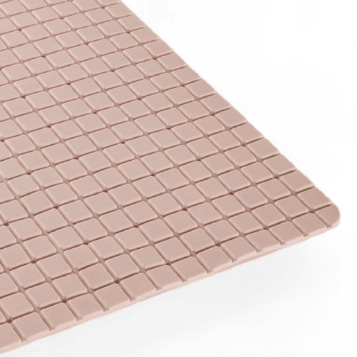 Tapete de banho PVC 50x50cm rosa