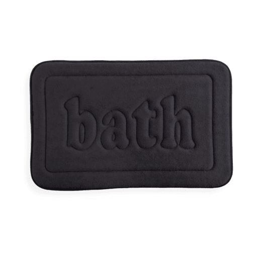 Tapete de banho BATH 40x60cm preto