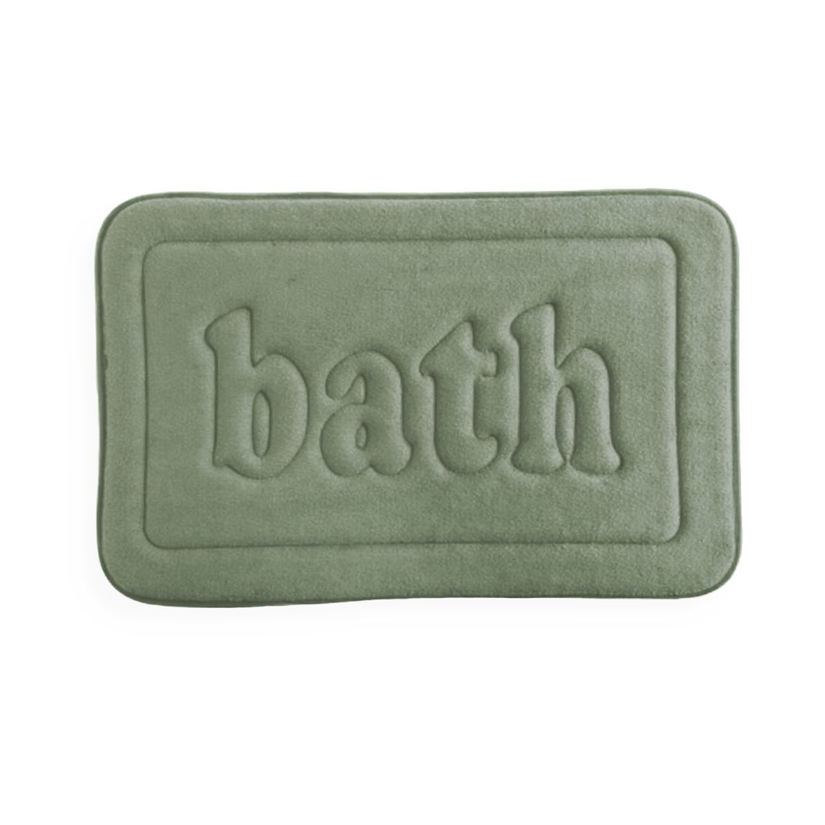 Alfombra baño bath 40x60cm color verde