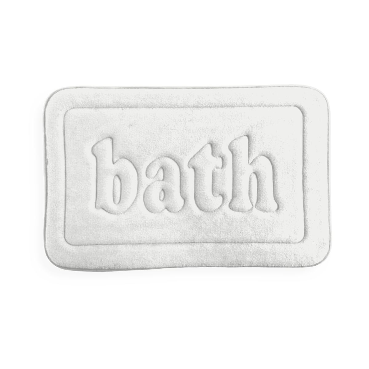 Alfombra baño bath 40x60cm color blanco
