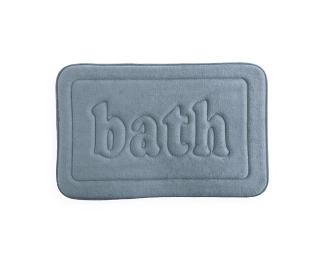 Alfombra baño bath 40x60cm color azul