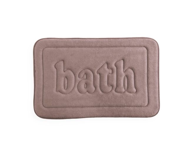 Alfombra baño bath 40x60cm color rosa