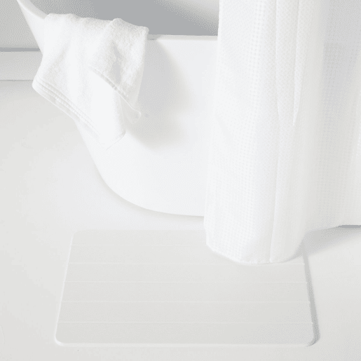 Tapete de banho DIATOMITE 39x60cm branco
