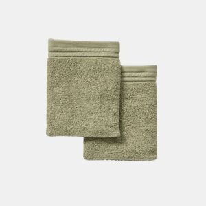 Conjunto de 2 luvas BAÑO em algodão verde