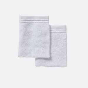 Conjunto de 2 luvas BAÑO em algodão branco