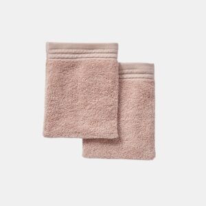 Conjunto de 2 luvas BAÑO em algodão rosa