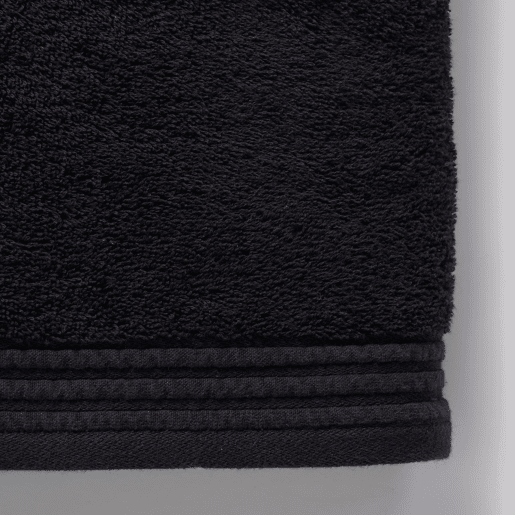Toalha de algodão COTTON 65x130cm preto